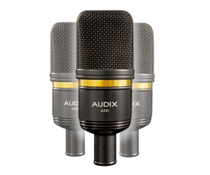 Audix's brand new A231 studio microphone featuring true condenser technology