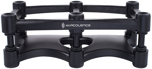 IsoAcoustics L8R430 stands are used at CM to isolate their studio mains
