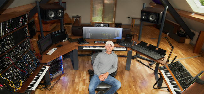 Grayed Out studio featuring Trio11 mains