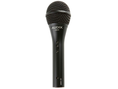 Audix OM3S microphone with on/off switch