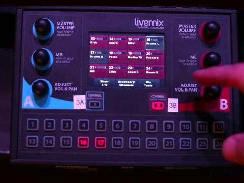 New firmware improvements now available for Digital Audio Labs Livemix personal mixers