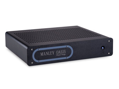 Manley's Oasis phono stage finished in black