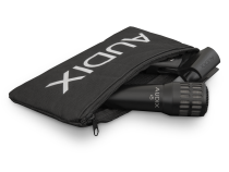 Audix i5 accessories including case and microphone clip