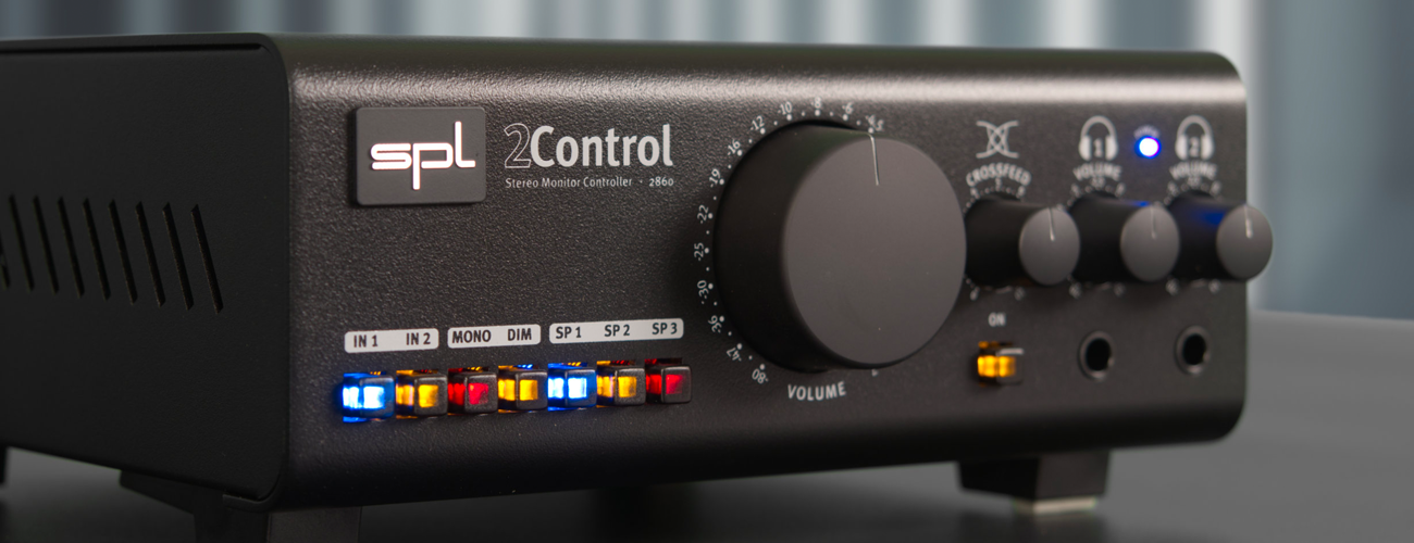 2Control speaker and headphone monitoring controller from SPL