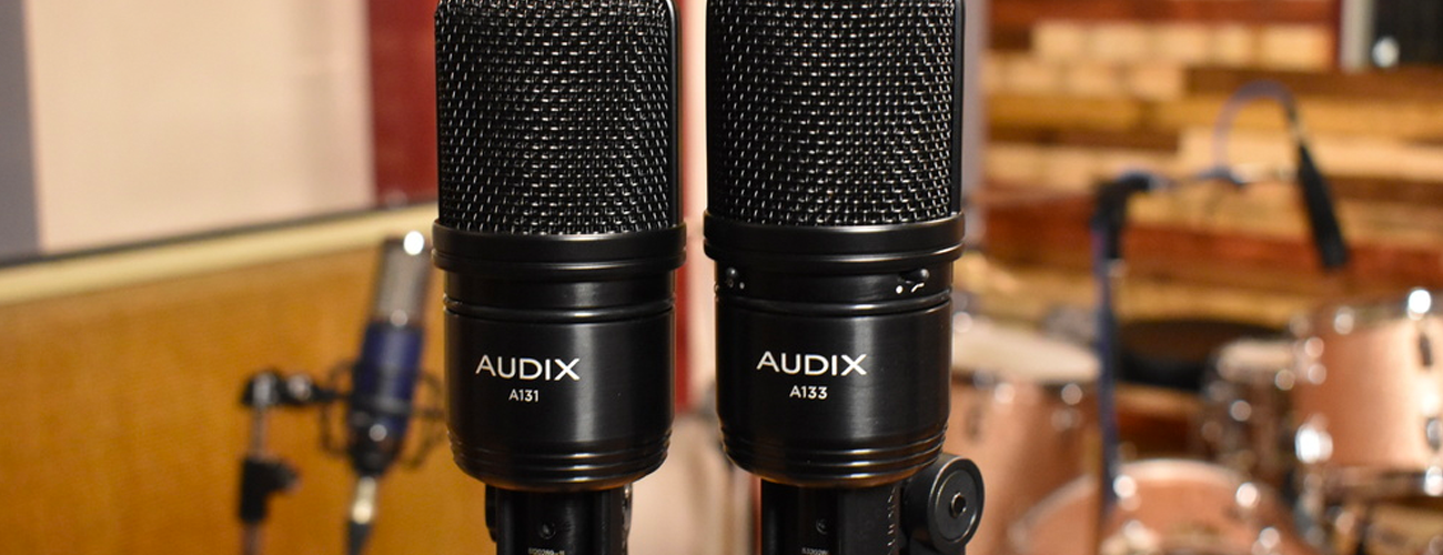 Audix's A131 and A133 condenser microphones