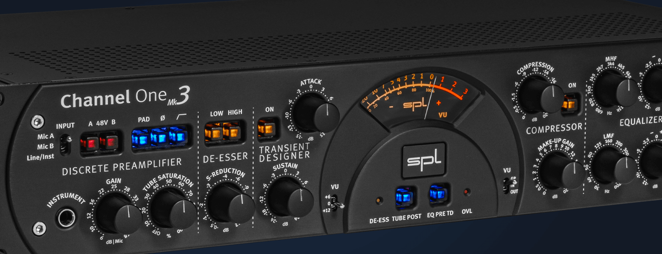 SPL's new and improved Channel One Mk3 channel strip