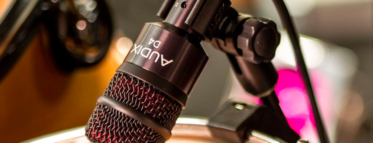 The D4 low-frequency dynamic mic from Audix