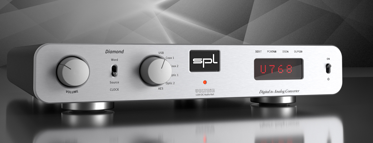 SPL Diamond in Silver - Premium DAC and preamplifier