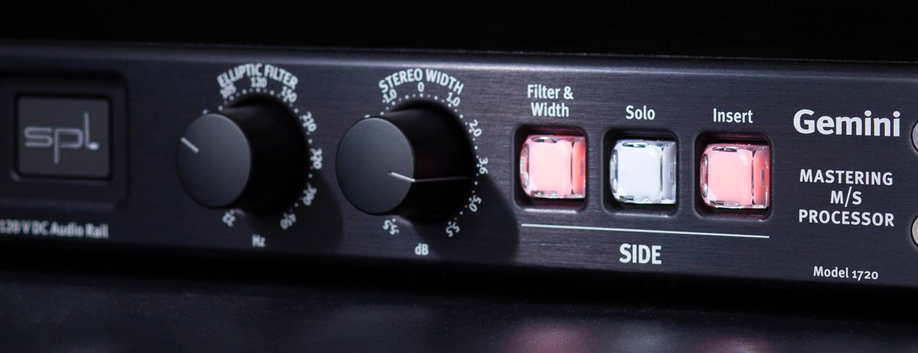 The Gemini M/S mastering processor from SPL