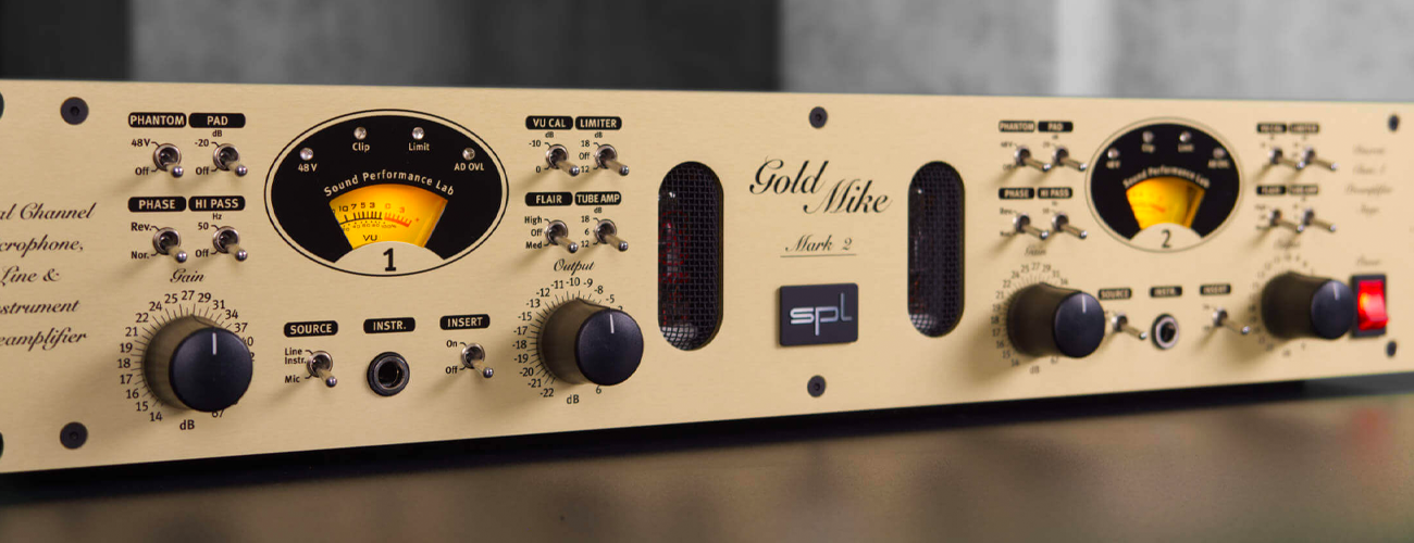 GoldMike Mk2 dual channel preamp from SPL