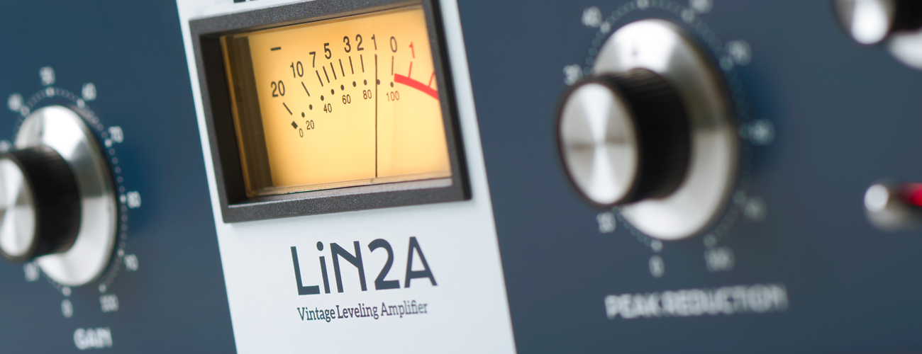 The vintage inspired Lindell Audio LiN2A levelling amplifier