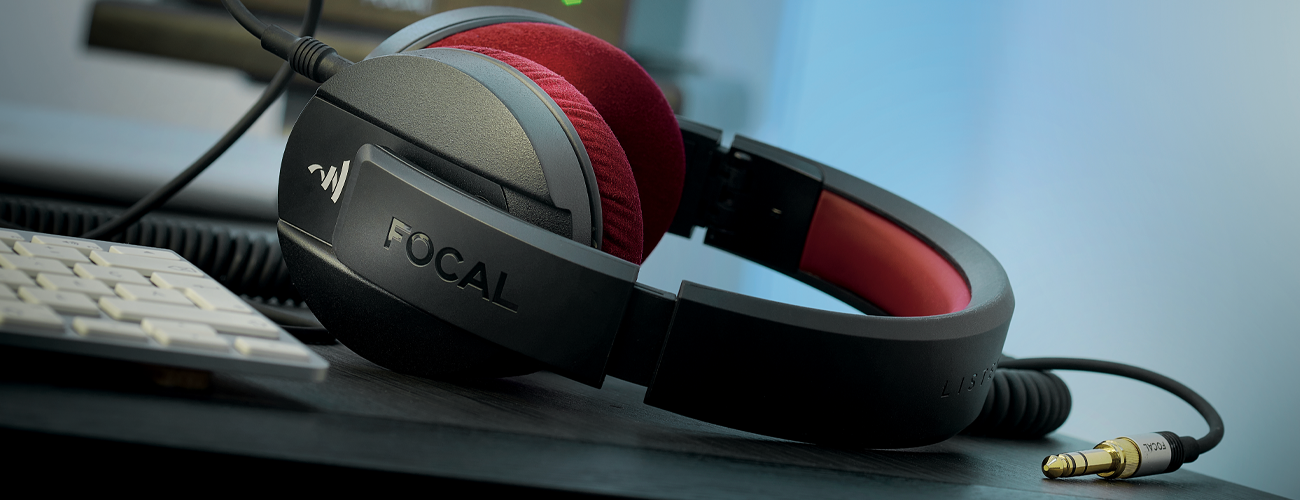 Listen Pro headphones from Focal, ideal for studio tracking