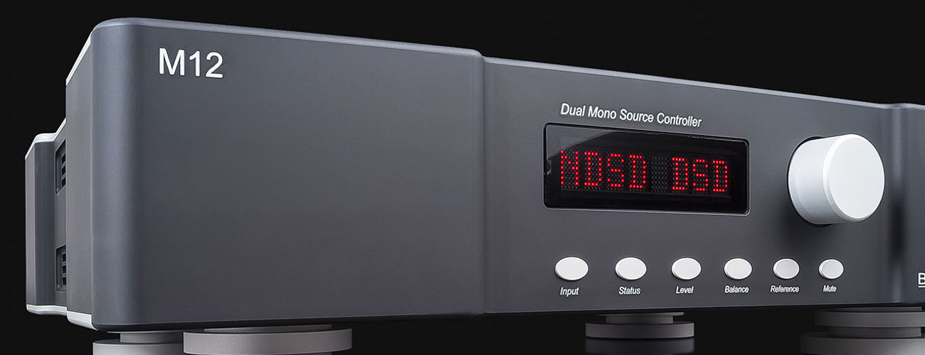 M12 - a dual channel source control with built in DAC from Bricasti