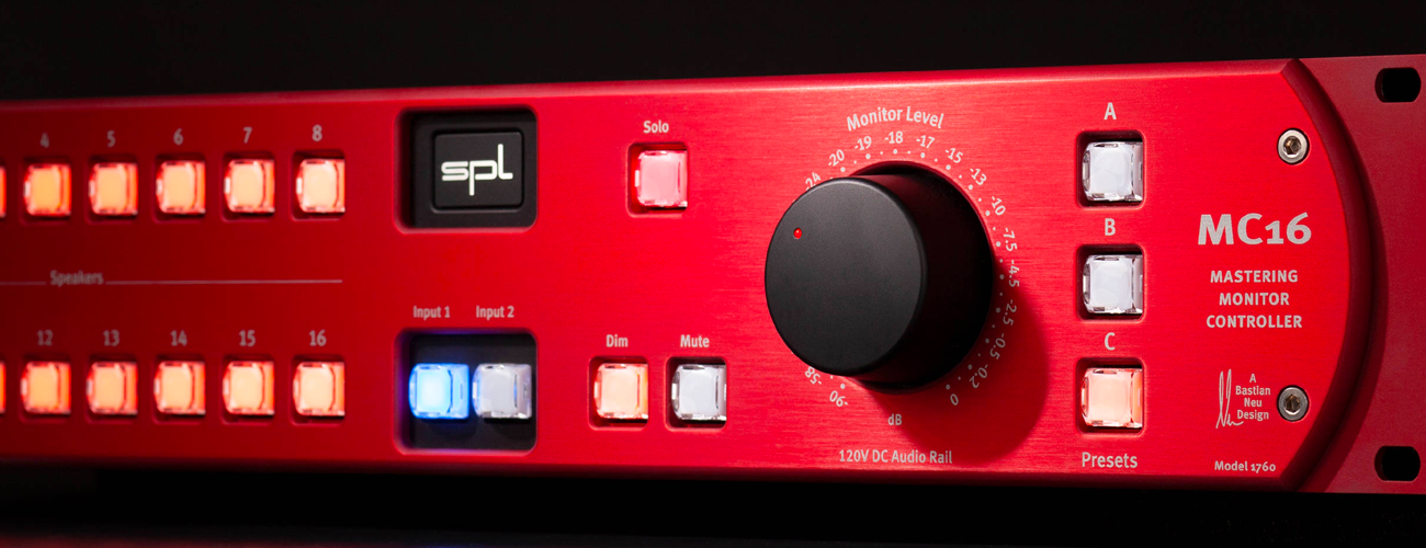 MC16 - SPL's mastering level monitor controller