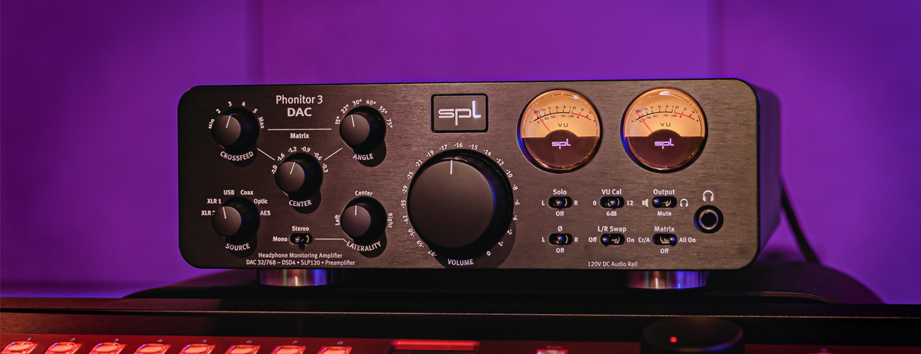 Phonitor 3 – a new generation headphone amp, DAC and monitor controller from SPL