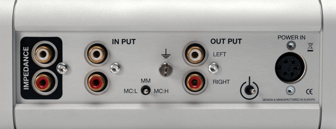 Rear panel of Blue Horizon's Profono preamplifier