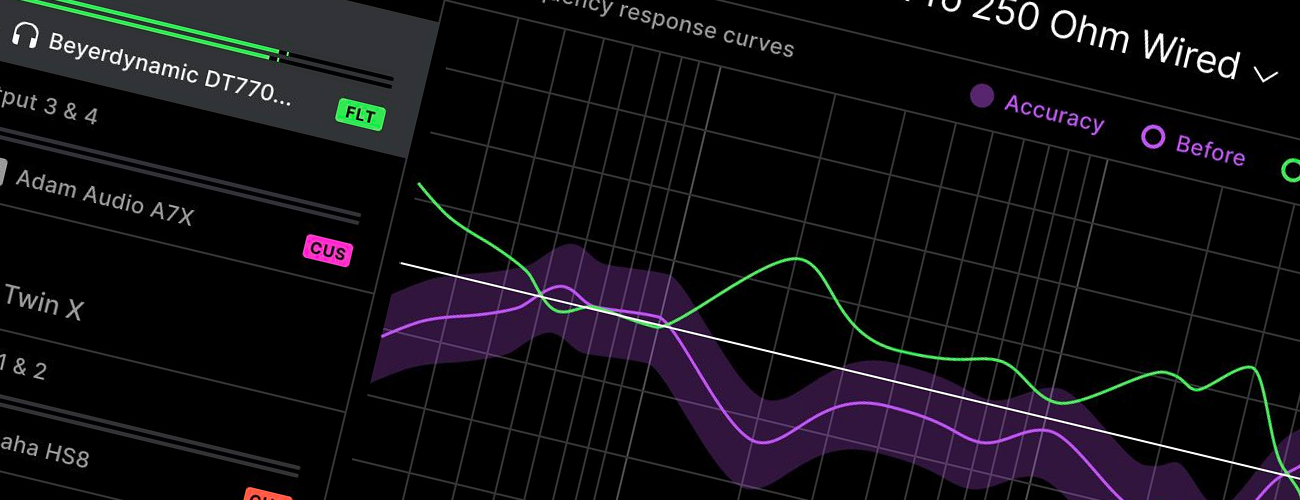 SoundID audio calibration software from Sonarworks