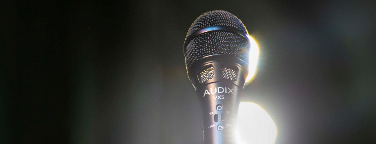 VX5 live condenser microphone from Audix USA