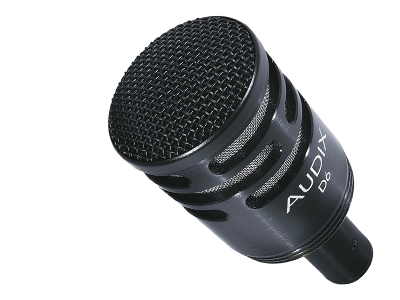 Audix D6 kick drum microphone, available to win at the London Drum Show 2018