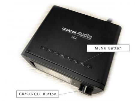 Cocktail Audio X12 buttons
