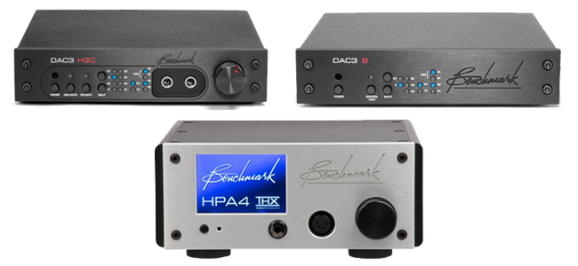 DAC3HGC, HPA4 and DAC3B from Benchmark media Systems