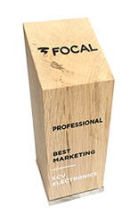 Focal's Professional Audio Marketing Award - presented to SCV