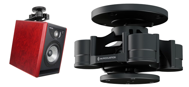 IsoAcoustics' V120 Mount for wall and ceiling applications