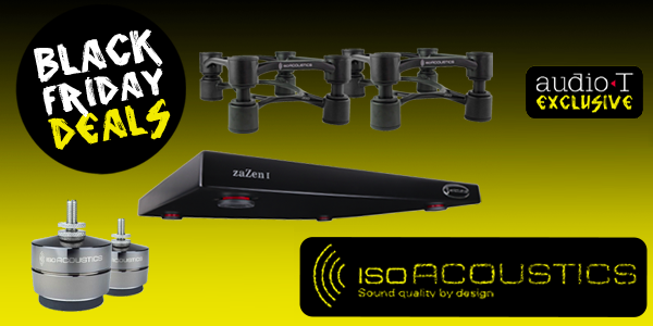 Audio T are offering 25% off the entire IsoAcoustics range of Home Audio isolators this Black Friday!