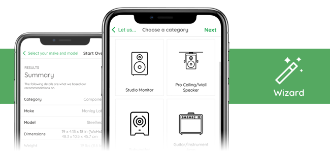 IsoAcoustics' product wizard tool