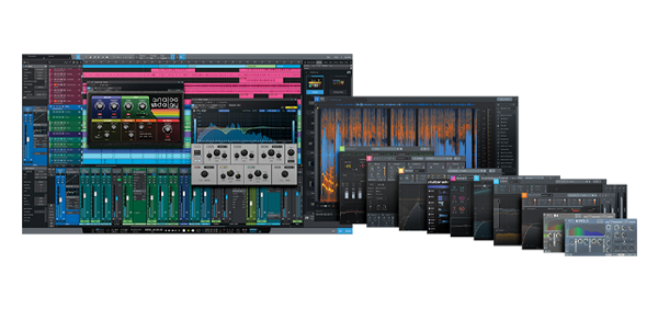 iZotope's Music Production Suite including over 30 audio plugins - available to bundle with Black Lion's Revolution 2x2 interface
