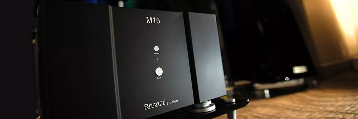 Bricasti M15 Pro stereo amplifier for studio use