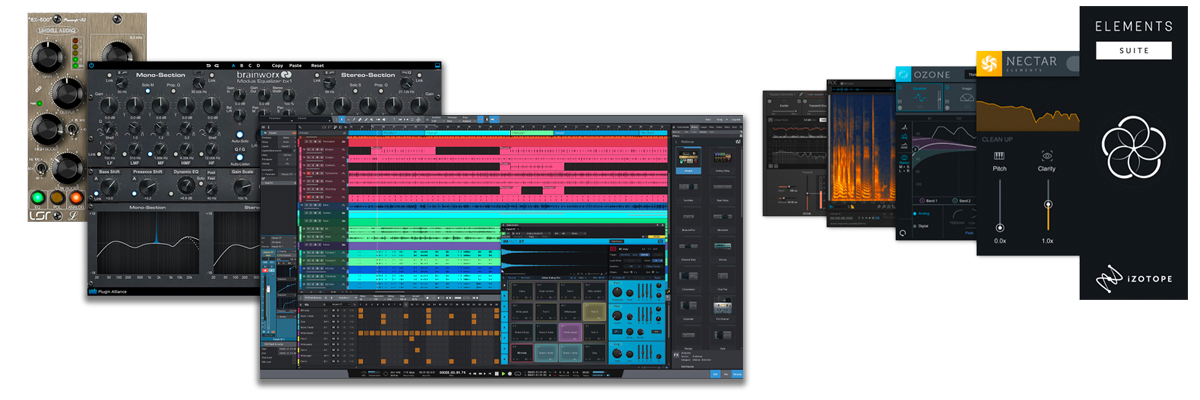 Black Lion's Revolution comes with a bespoke software bundle including plugins from Brainworx, IzoTope, Lindell, and Presonus's Studio ONE Artist DAW
