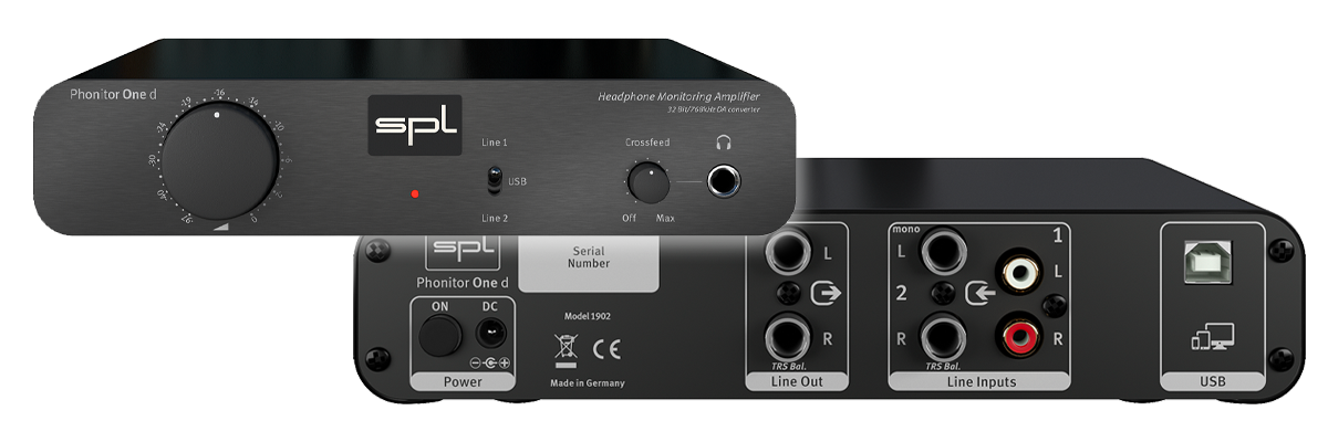 Phonitor d headphone amp and DAC from SPL