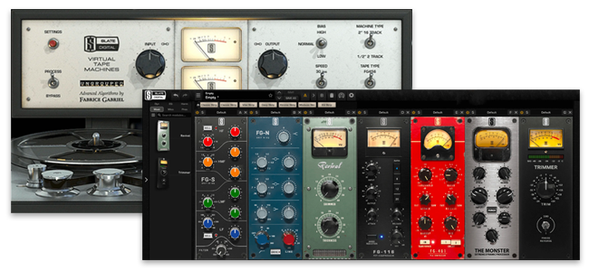 Slate Digital's Virtual Tape Machine and Mix Rack plugins