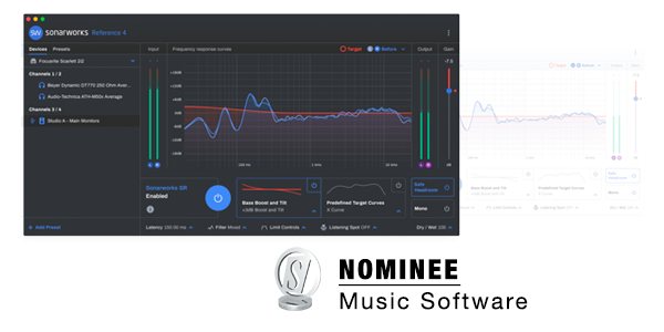 Sonarworks Reference 4 is nominated for Best Music Software in the SOS Awards 2019!
