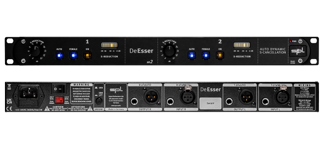 DeEsser Mk2 from SPL with new aluminium knobs