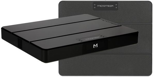 Micromega MyDAC and M-One M100 in lacquered black