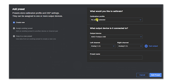 Adding presets to Sonarworks 4.4.1's calibration sidebar is easy with a few clicks