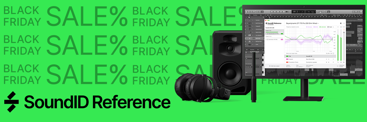 Sonarworks SoundID Reference Black Friday discounts 2022