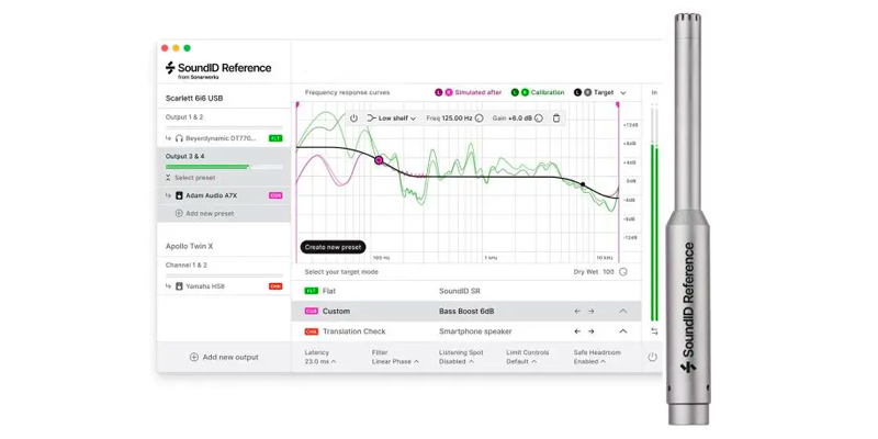 Sonarworks SoundID plugin for AAX, VST and AU