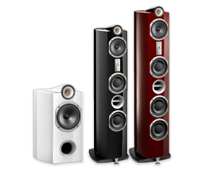 Signature loudspeaker range from Triangle (from left to right: Theta, Alpha and Delta)