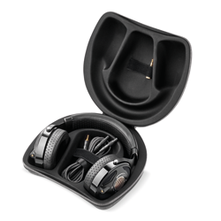 Focal Utopia headphones pictured inside its new rigid case