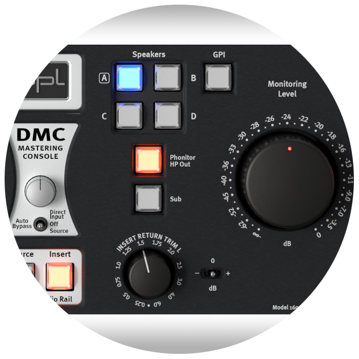 SPL DMC's primary volume pot