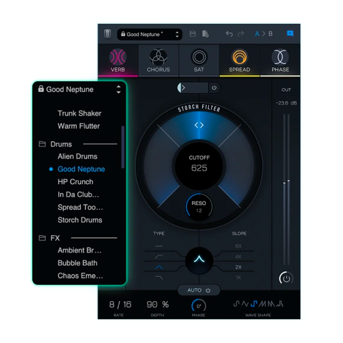 Storch Filter includes presets personally designed by Scott Storch
