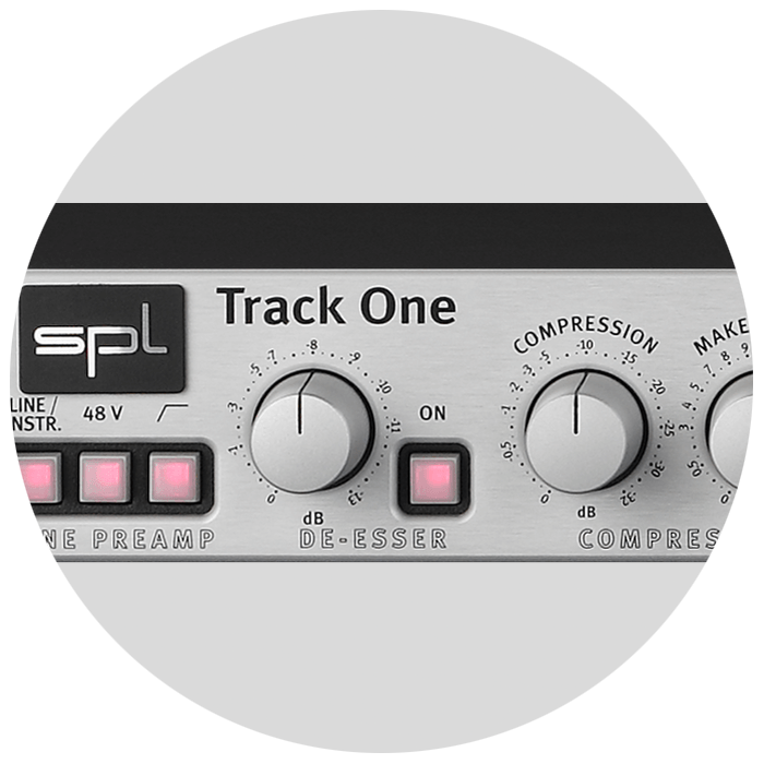 SPL Track One's De-Esser section