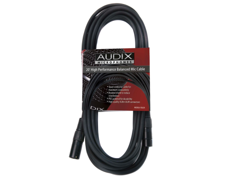 Audix CBL20 XLR microphone cable
