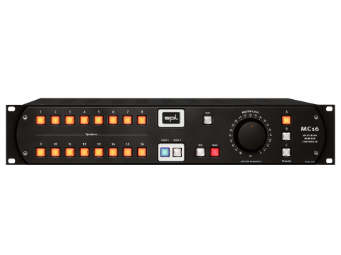 SPL MC16 mastering controller in Standard Black
