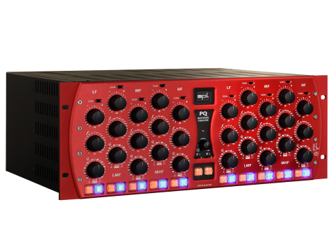 SPL's PQ mastering equaliser in Red