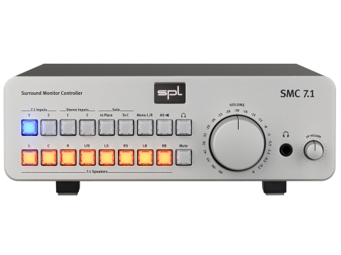 SPL SMC 7.1 monitor controller in Silver