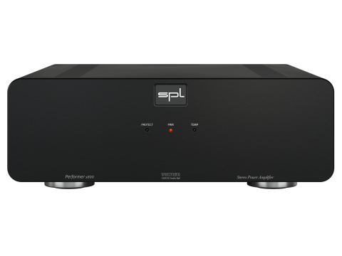 Black-finished SPL Performance s800 power amp